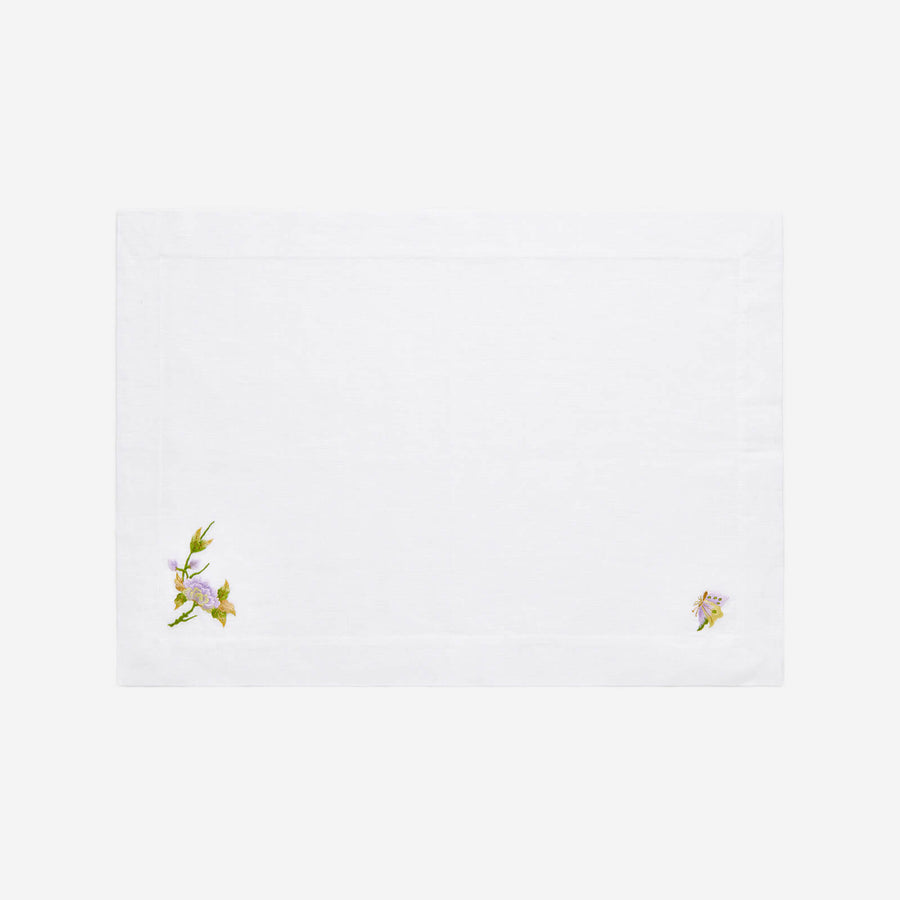 Atelier Bonadea Lilac Flower & Butterfly Placemat