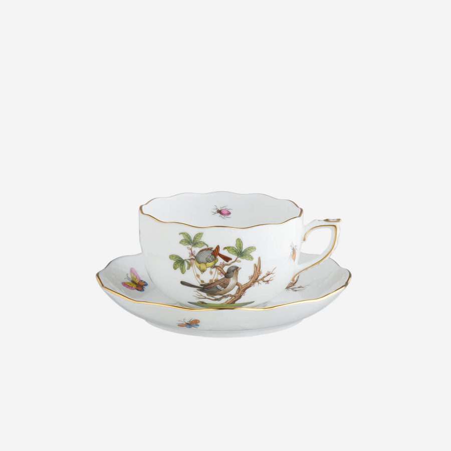 Herend Rothschild Bird Teacup & Saucer