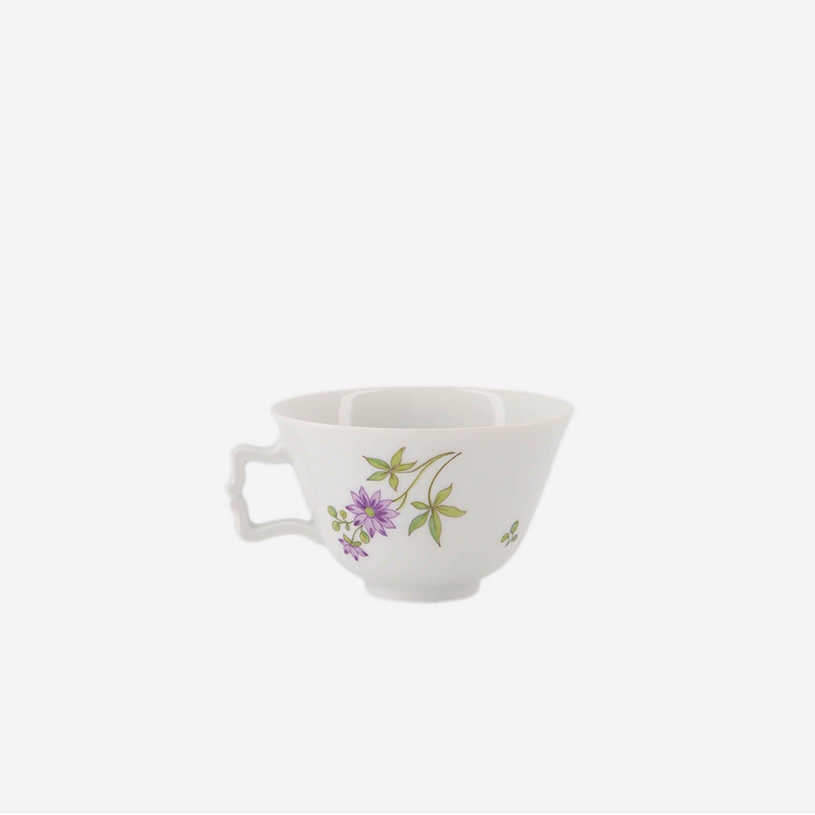 Lilac Floral Bouquets Espresso Cup & Saucer Dahlia