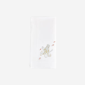 Under the Sea Hand-Embroidered Napkin - Set of 8