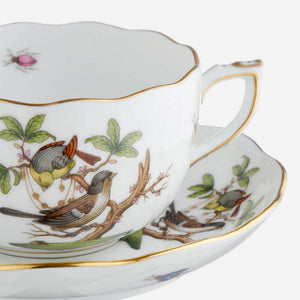 Rothschild Bird Teacup & Saucer - Set of 6