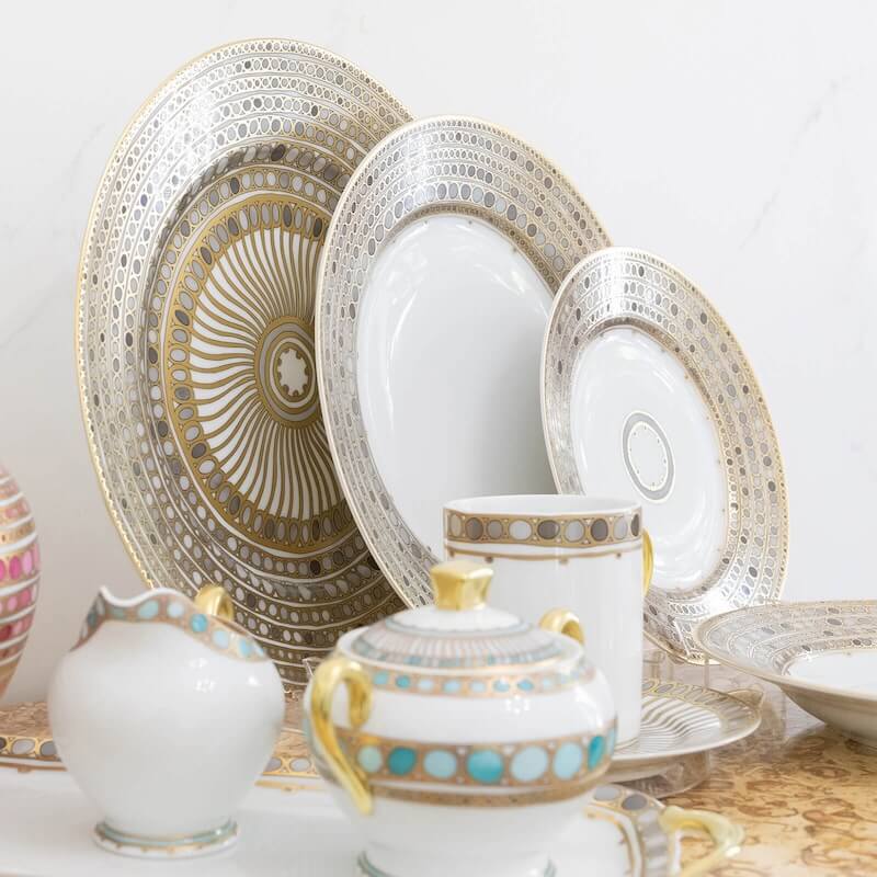 Bonadea | Robert Haviland & C. Parlon | Syracuse Dinner Plate Gold
