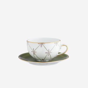 Tambourin Teacup & Saucer - Set of Four