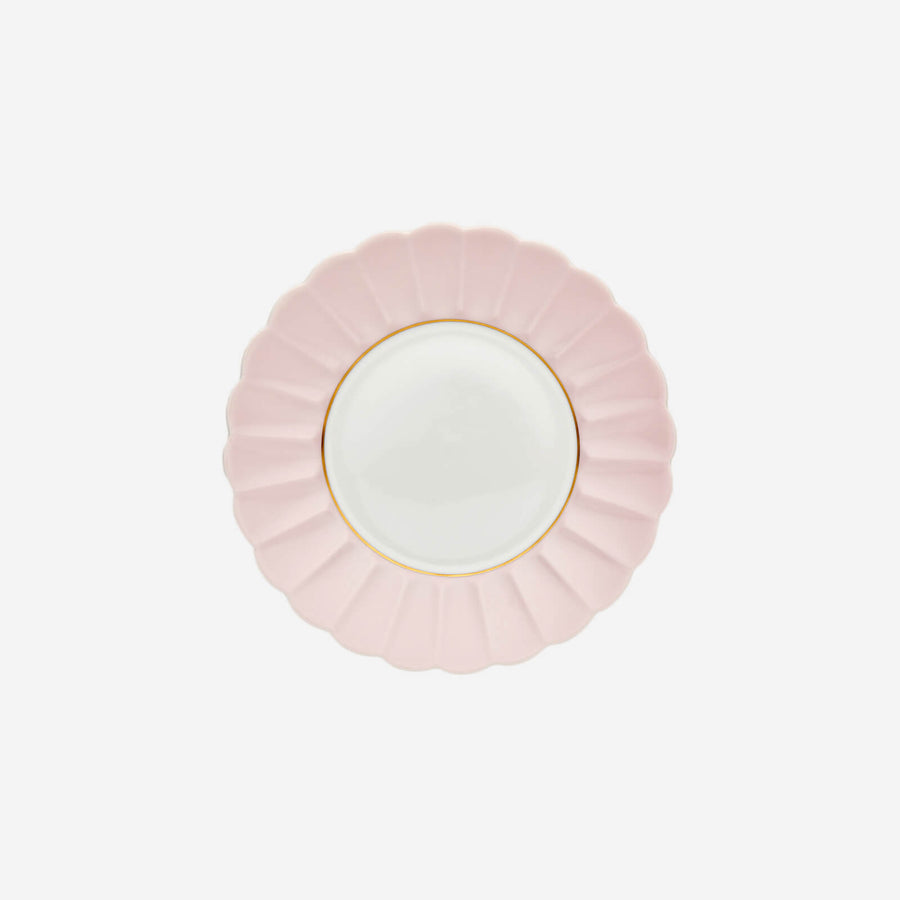 Augarten Wien 1718 Melon Dessert Plate Blush