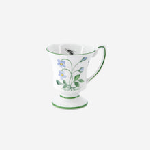 Load image into Gallery viewer, Botanique Violet Pedestal Teacup
