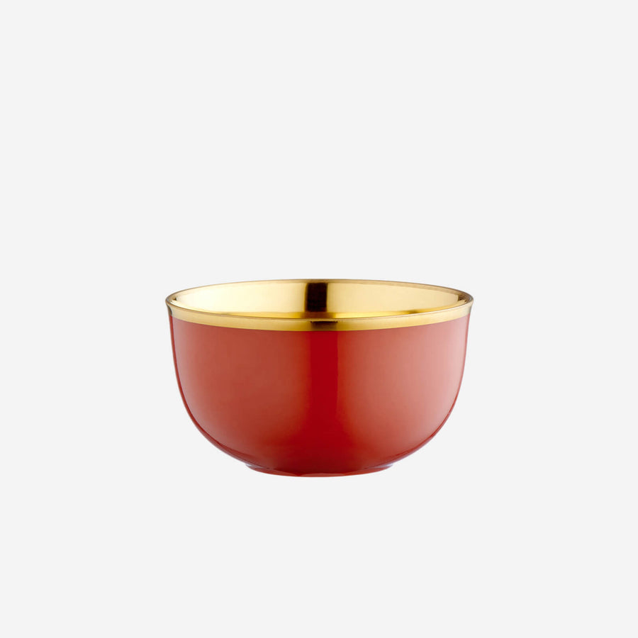 Augarten Wien 1718 Schubert Champagne Cup Burnt Orange