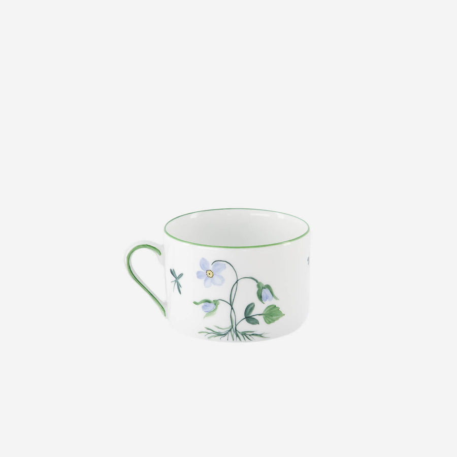 Marie Daâge Botanique Violet Teacup & Saucer
