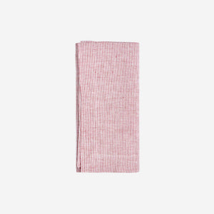 Candy Raspberry Striped Dinner Napkin