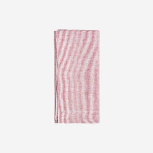 Candy Raspberry Striped Dinner Napkin