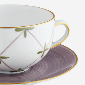 Tambourin Teacup & Saucer - Set of Four