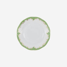 Fish Scale Green & Gold Dinner Plate