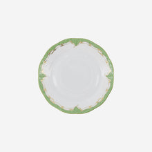 Load image into Gallery viewer, Fish Scale Green &amp; Gold Dinner Plate
