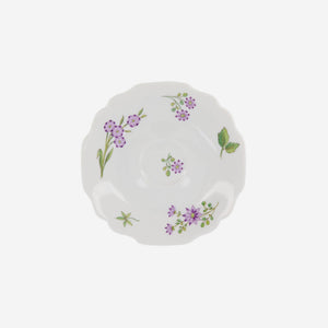 Lilac Floral Bouquets Espresso Cup & Saucer - Dahlia