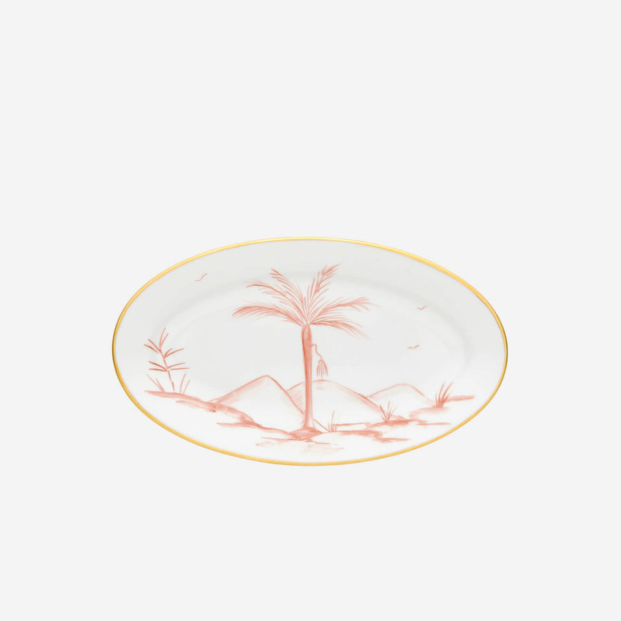 Marie Daâge Palm II Oval Platter Small