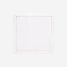 Infinity Hemstitch Gold Dinner Napkin
