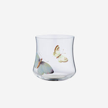 Load image into Gallery viewer, Hand-painted Butterfly Low Tumbler - 2 Butterflies
