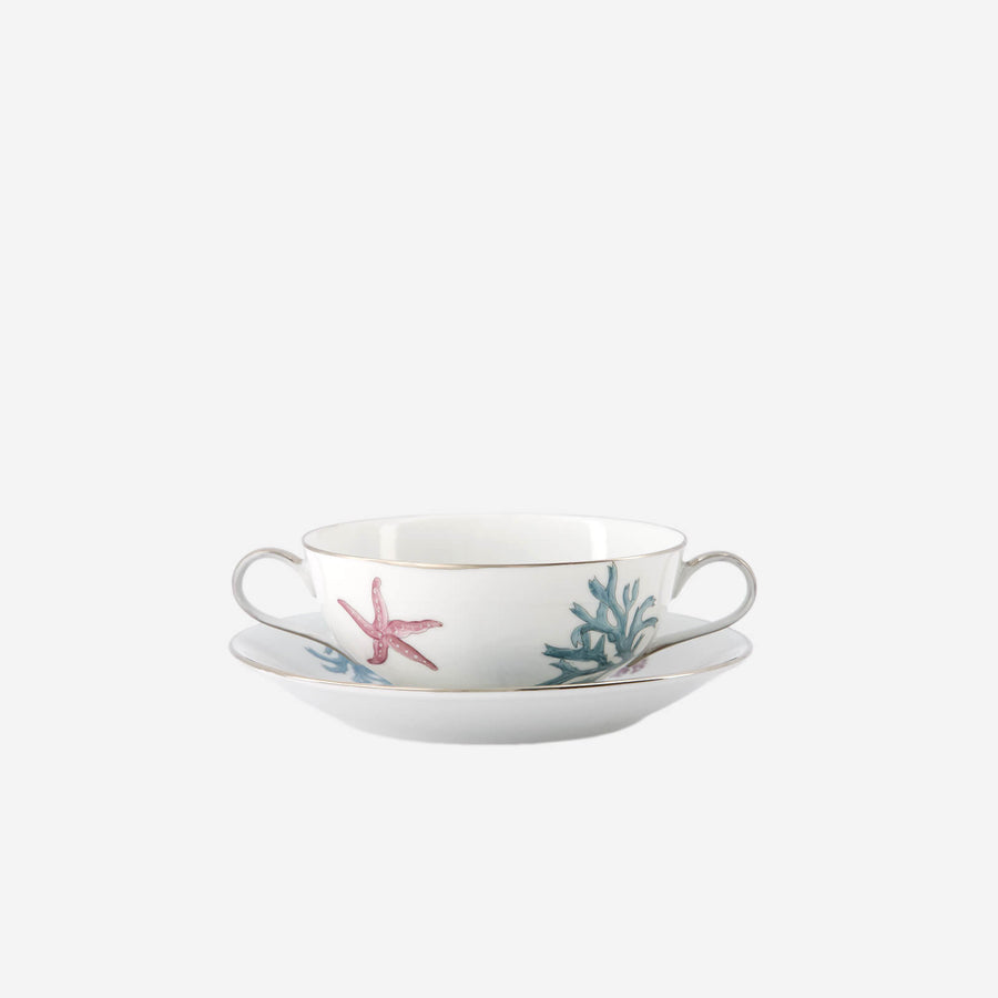 Bonadea Under the Sea Consommé Cup and Saucer