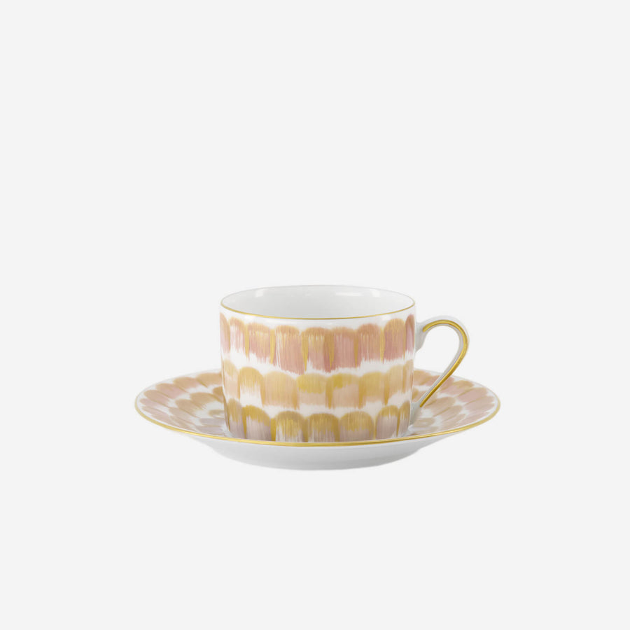 Marie Daâge Dahlia Teacup & Saucer Rose