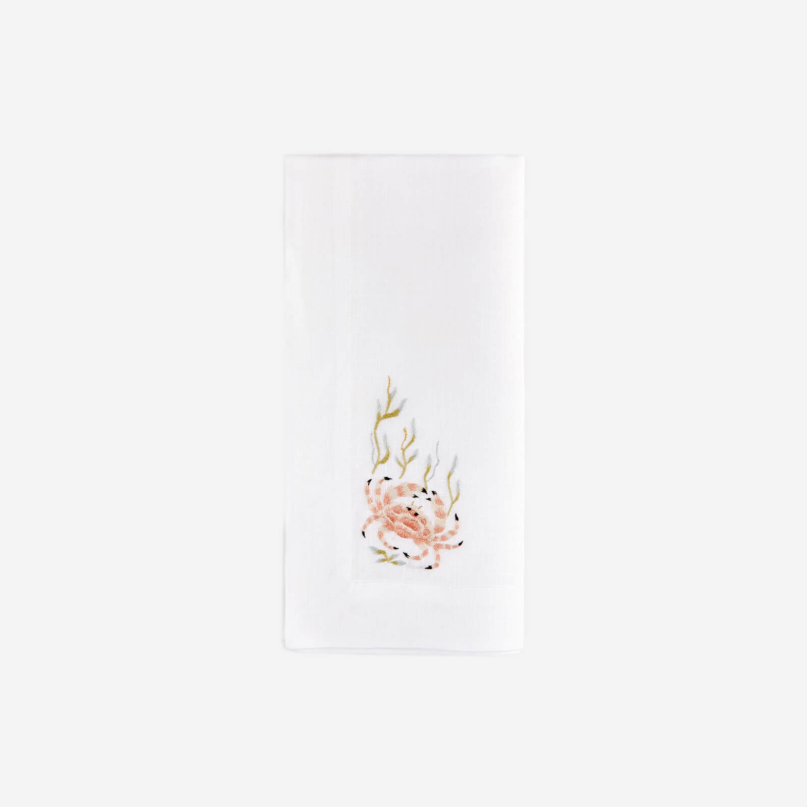 Under the Sea Hand-Embroidered Napkin - Set of 8