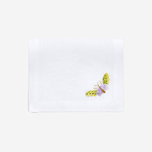 Load image into Gallery viewer, Lilac Flower &amp; Butterfly Cocktail Napkin - Set of 4
