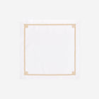 Daisy Chain Hemstitch Gold Napkin