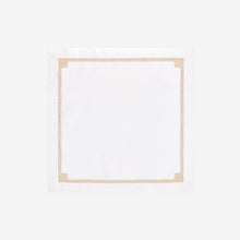 Daisy Chain Hemstitch Gold Napkin