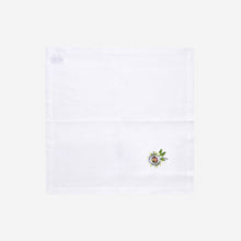 Load image into Gallery viewer, Passion Flower Embroidered Napkin
