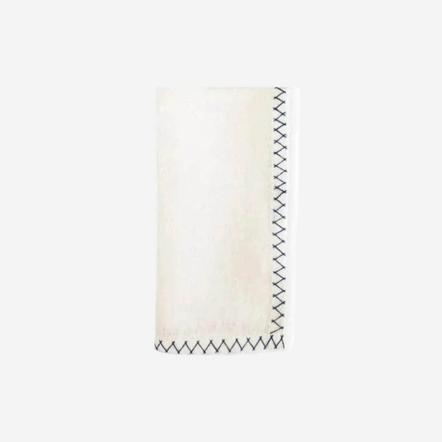 Malaika Zig Zag Napkin - Blue