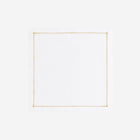 Infinity Hemstitch Gold Cocktail Napkin