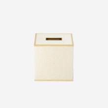 Load image into Gallery viewer, Classic Shagreen Tissue Box Cover Cream
