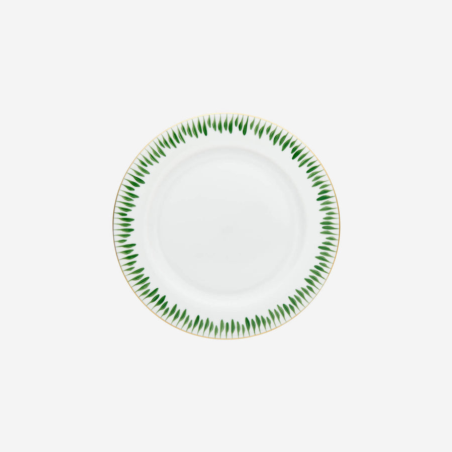 Marie Daâge Allée de Cyprès Green Charger Plate