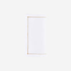 Infinity Hemstitch Gold Cocktail Napkin