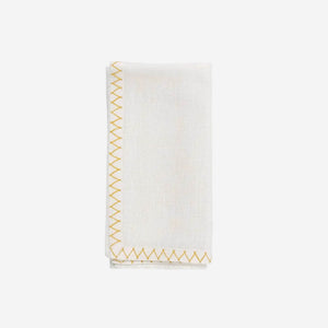 Zig Zag Napkin - Amber