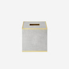 Classic Shagreen Tissue Box Cover Dove