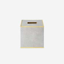 Load image into Gallery viewer, Classic Shagreen Tissue Box Cover Dove
