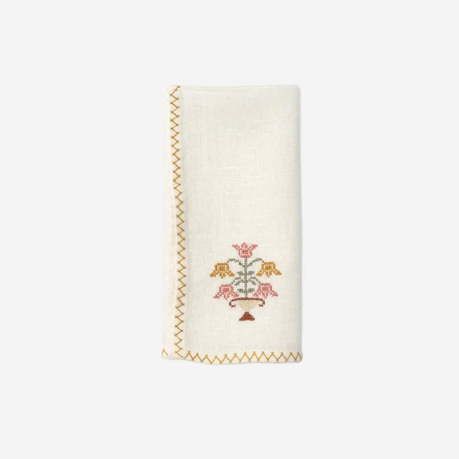 Malaika Tulip Napkin - Rosewood