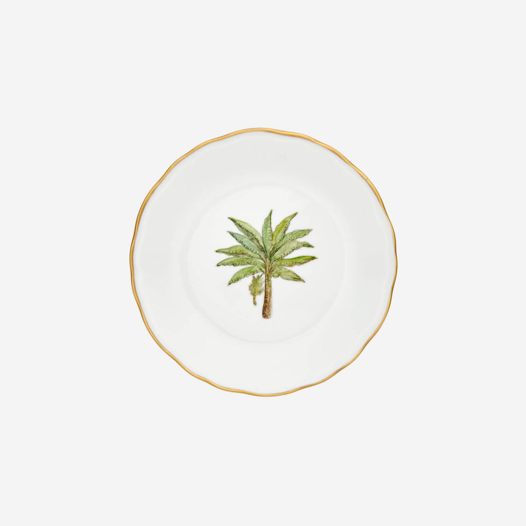 Tropical Tree Bread Plate