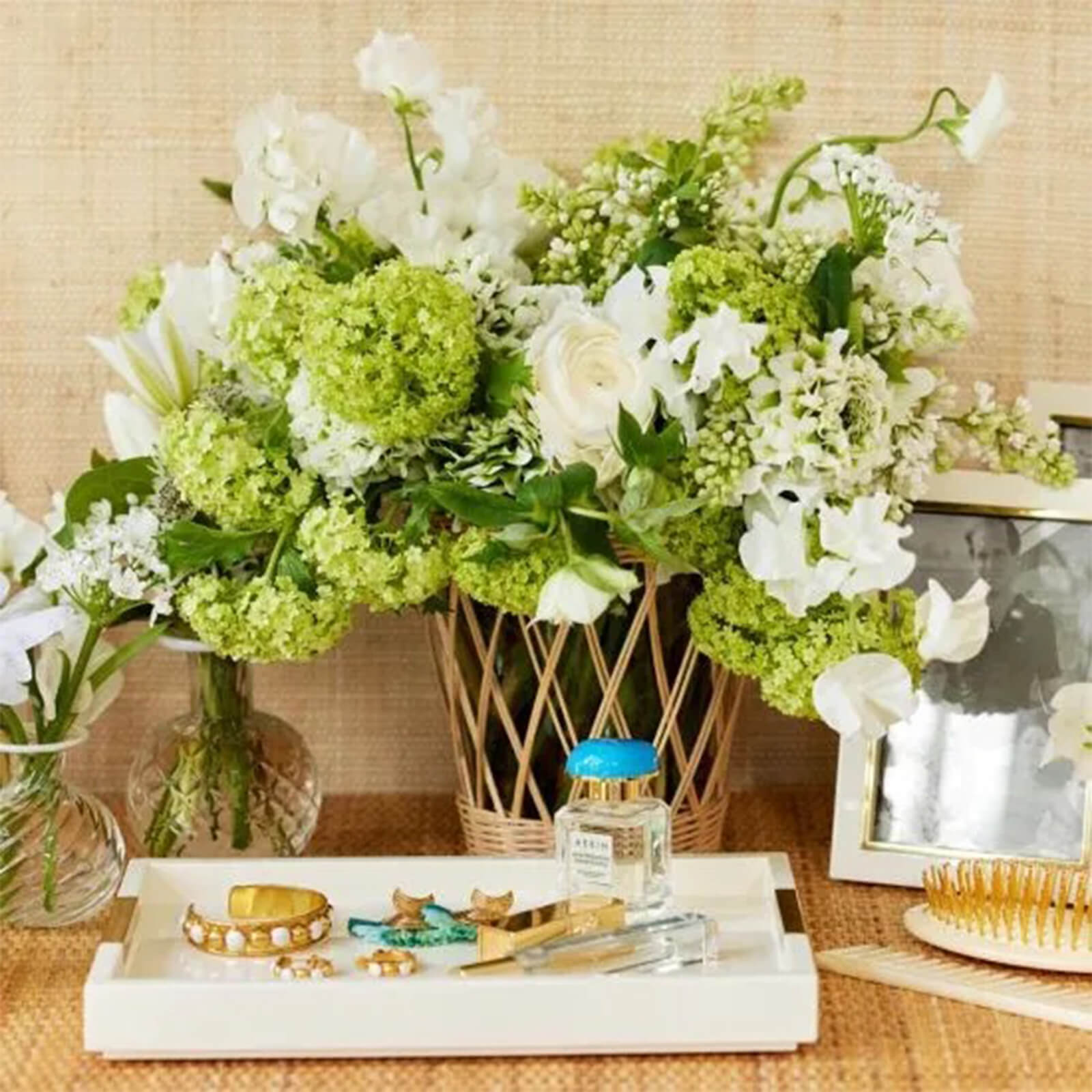 Piero Lacquer Vanity Tray Cream