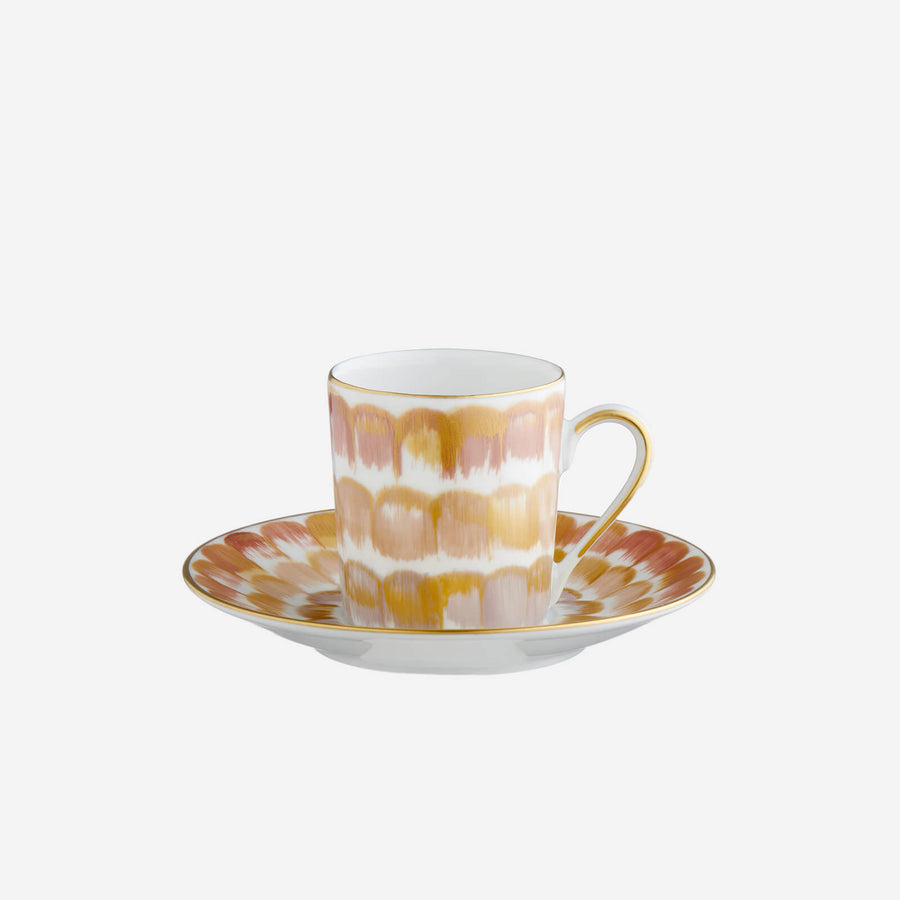 Marie Daâge Dahlia Espresso Cup & Saucer Rose