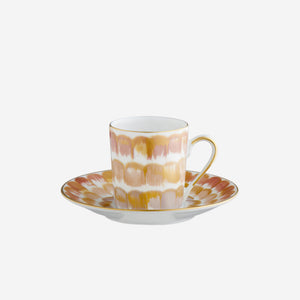 Dahlia Espresso Cup & Saucer Rose