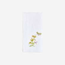 Load image into Gallery viewer, Lilac Flower &amp; Butterfly Dinner Napkin
