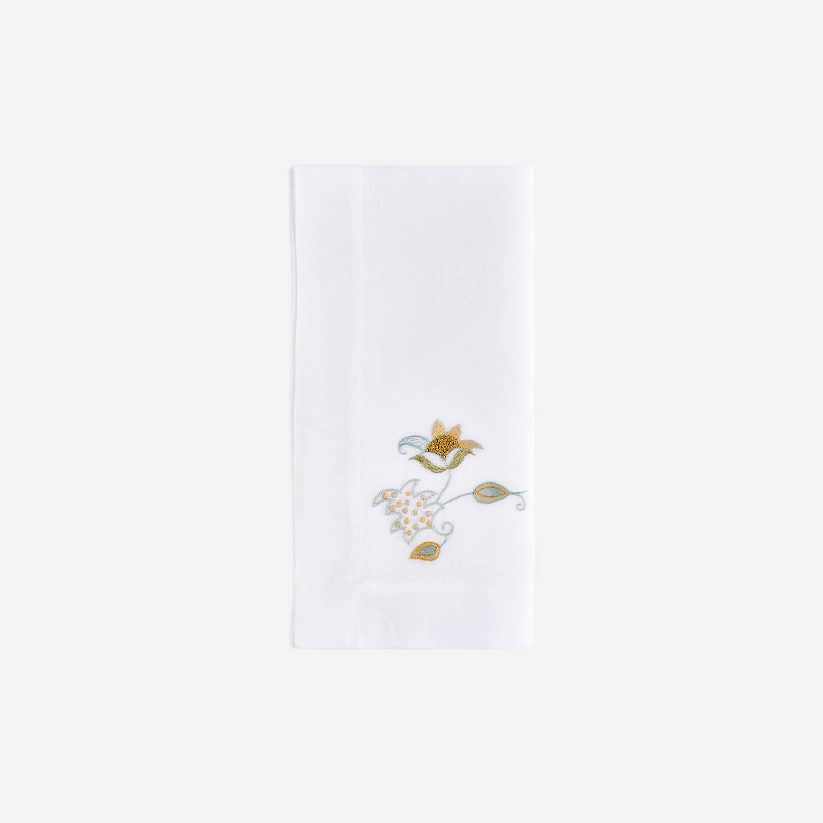 Jacobean Flowers Dinner Napkin Style I - Set of 6