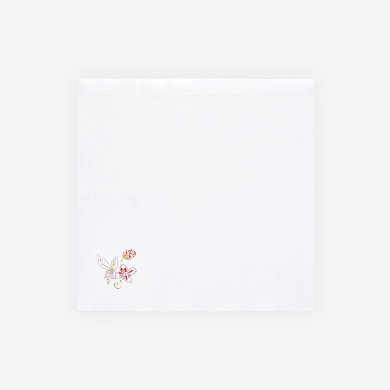 Jacobean Flowers Dinner Napkin Style I - Set of 6