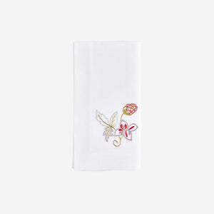 Jacobean Flowers Dinner Napkin Style I - Set of 6