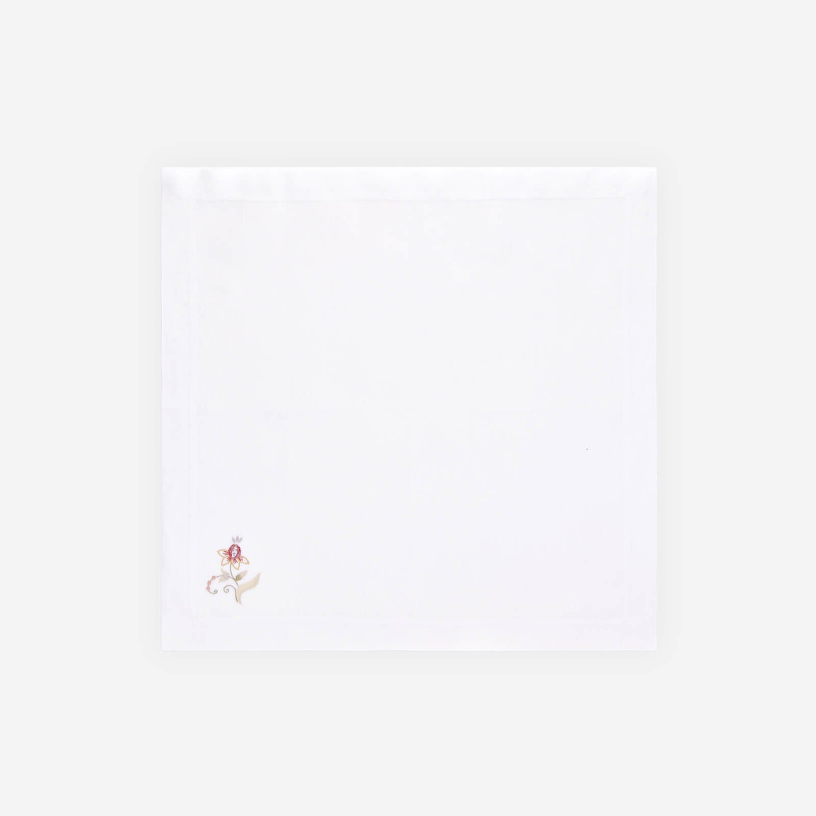 Jacobean Flowers Dinner Napkin Style I - Set of 6