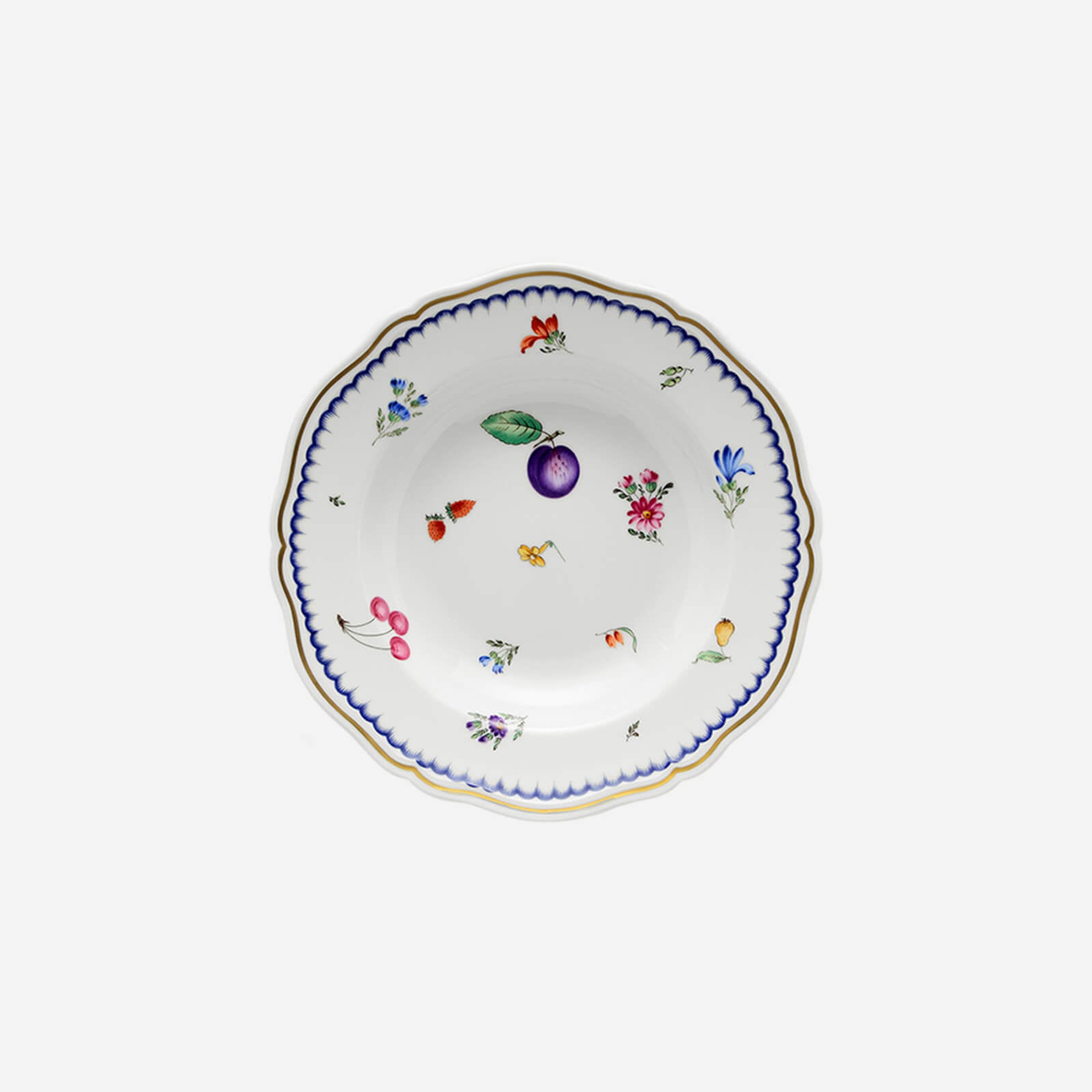 Italian Fruit Soup Plate