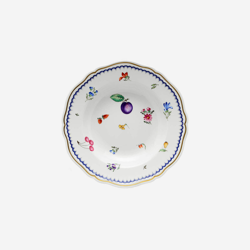 Italian Fruit Soup Plate