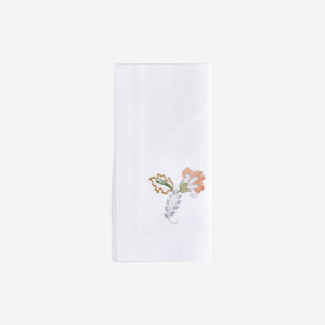 Jacobean Flowers Dinner Napkin Style I - Set of 6