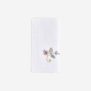 Jacobean Flowers Dinner Napkin Style I - Set of 6