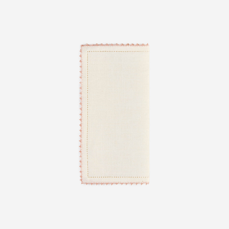 Devagar Piquillos Blush Cocktail Napkin - Set of 4
